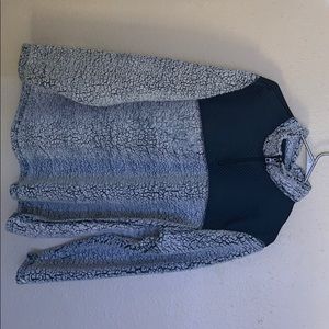 oversized sherpa sweater